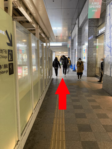 博多駅　牧のうどん　行き方　JR　地下鉄　アクセス