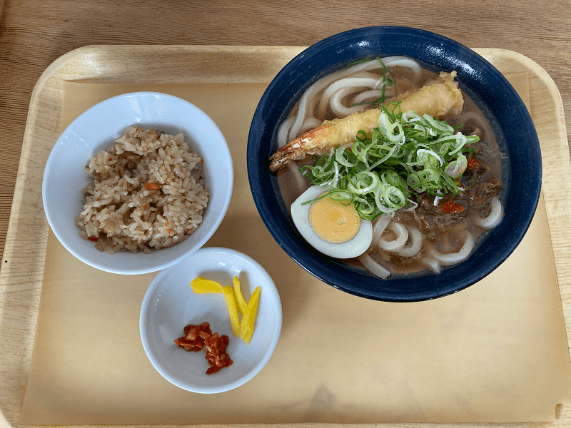 牧のうどんのお子様セット