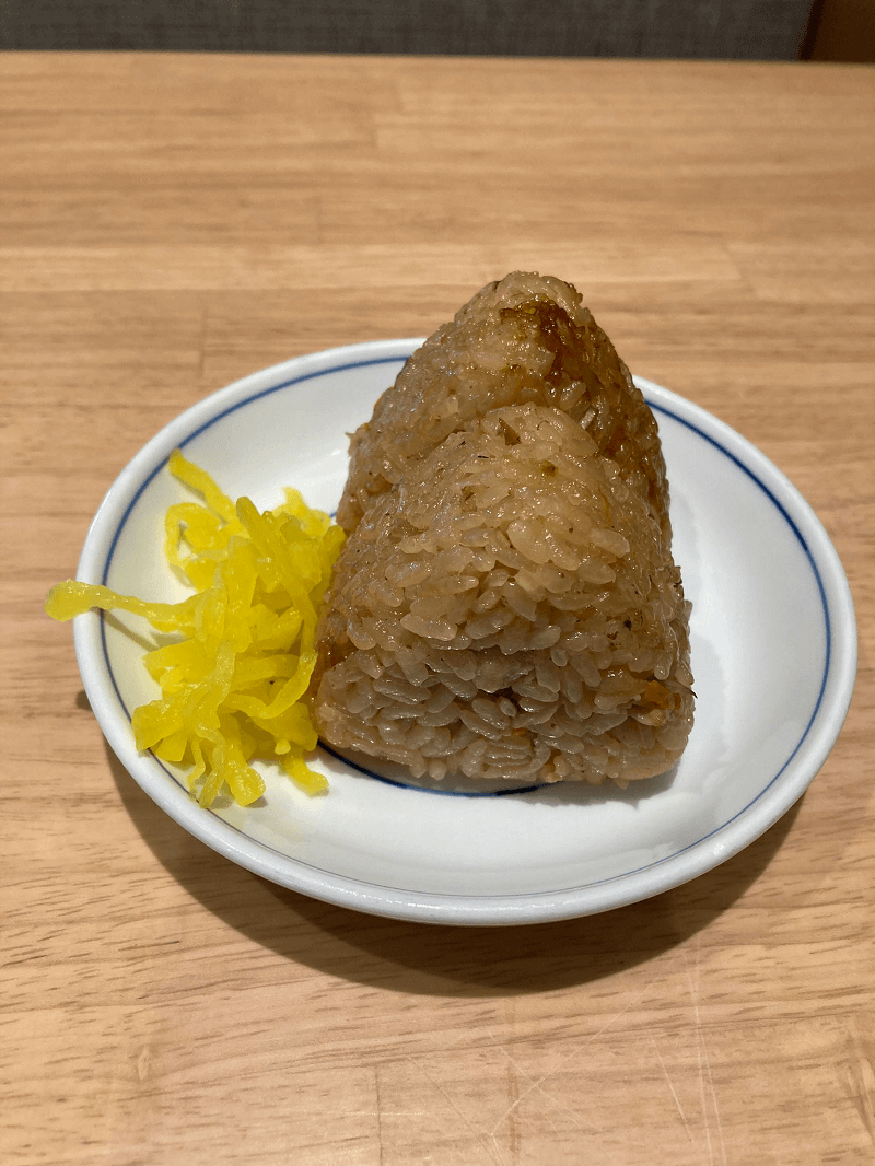 ウエストのかしわおにぎり